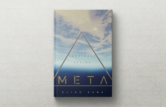 A cover depicting the the Earth as seen from space, with a triangle encompassing the Title, Meta.